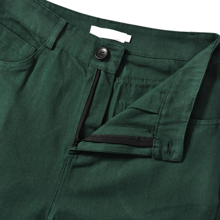DREAMY VINTAGE FOREST GREEN JEANS-Cosmique Studio - Aesthetic Clothing DREAMY VINTAGE FOREST GREEN JEANS-Cosmique Studio - Aesthetic Clothing