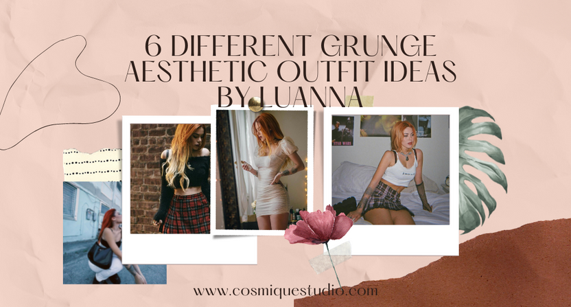 6 DIFFERENT GRUNGE AESTHETIC OUTFIT IDEAS BY LUANNA title=