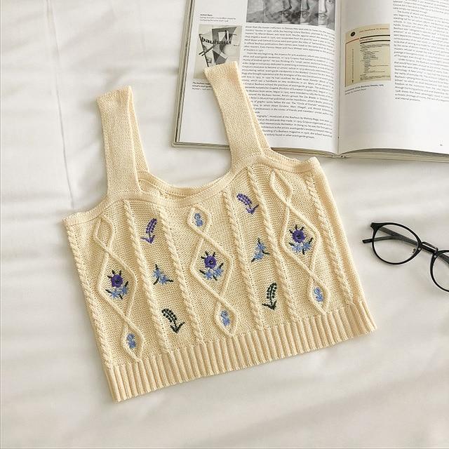 トップス ERiKO KATORi flower embroidery camisole flower embroidery camisole | ERiKOKATORi