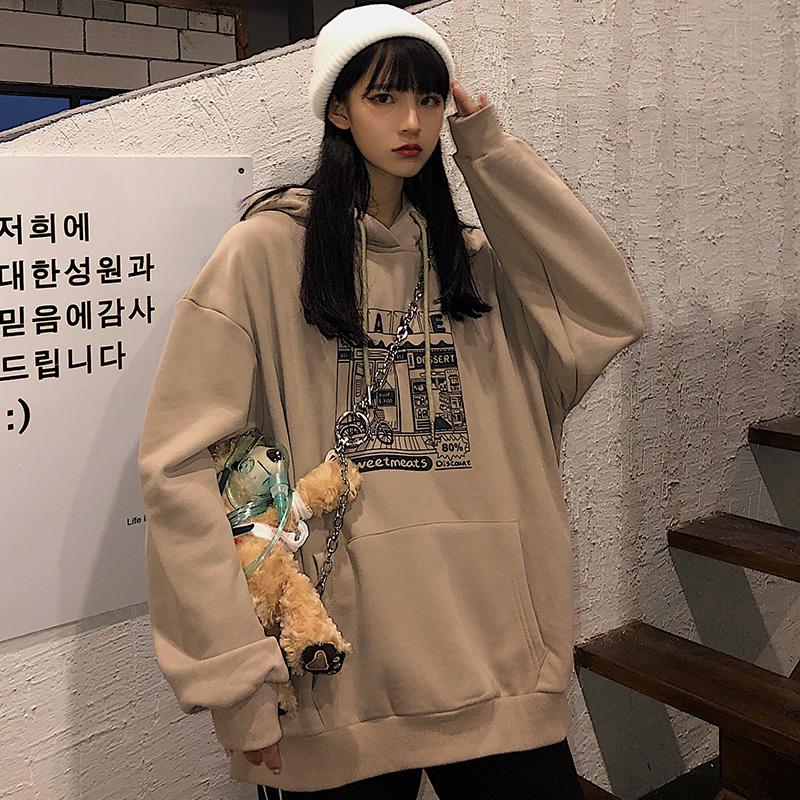 Fanostudios【KAKAZZY】bf style hoodie - トップス