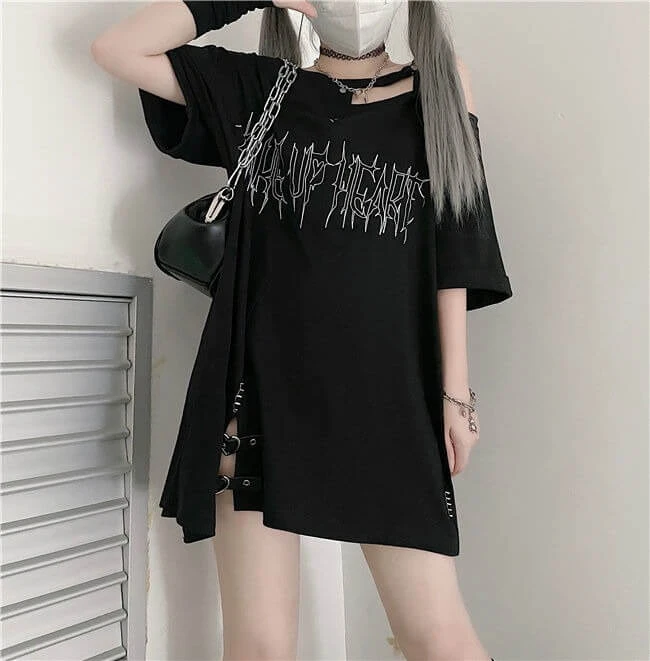 Egirl Gothic Heart Tee