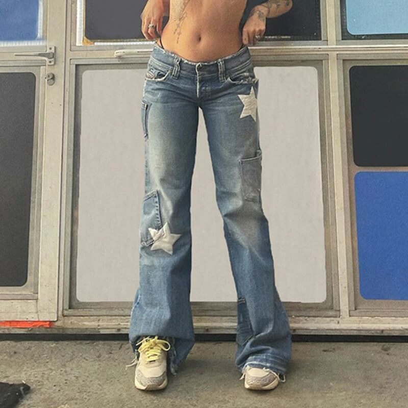 【超希少◎】polo jeans company　ビーニー　星条旗　y2k　美品 90s】Ralph Lauren 星条旗 アイコニックフラッグセーター S