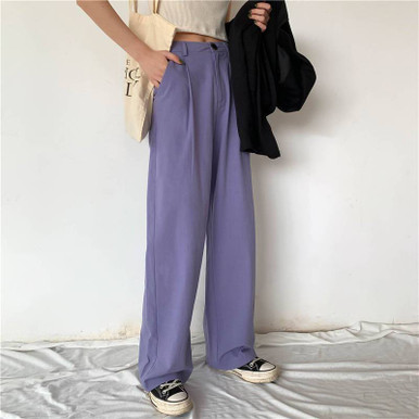 90'S HIGH WAIST LOOSE PANTS - Cosmique Studio