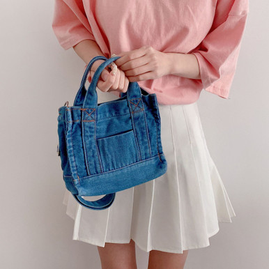 Gcds Small Comma Denim Bag - Farfetch