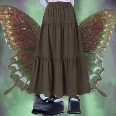 Fairy Grunge Casual Maxi Skirt - Cosmique Studio