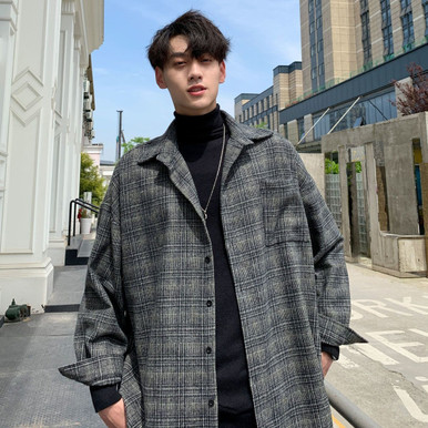 ENGLAND STYLE PLAID MEN JACKET - Cosmique Studio