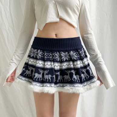 ☆ASYMMETRIC KNITTED MINI SKIRT/KIMHEKIM☆ VIMA-CROPPED-CARDIGAN-_-KINNY-