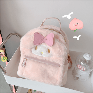 My Melody Inspired Pink Star-Shaped Backpack Book Bag – PeachyBaby