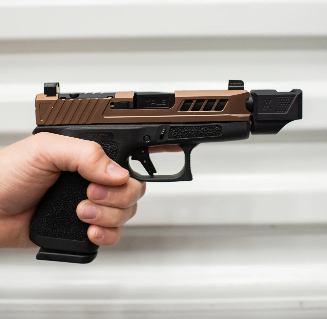 Glock 43X Apple Rose Gold Pistol - Cerakote Services