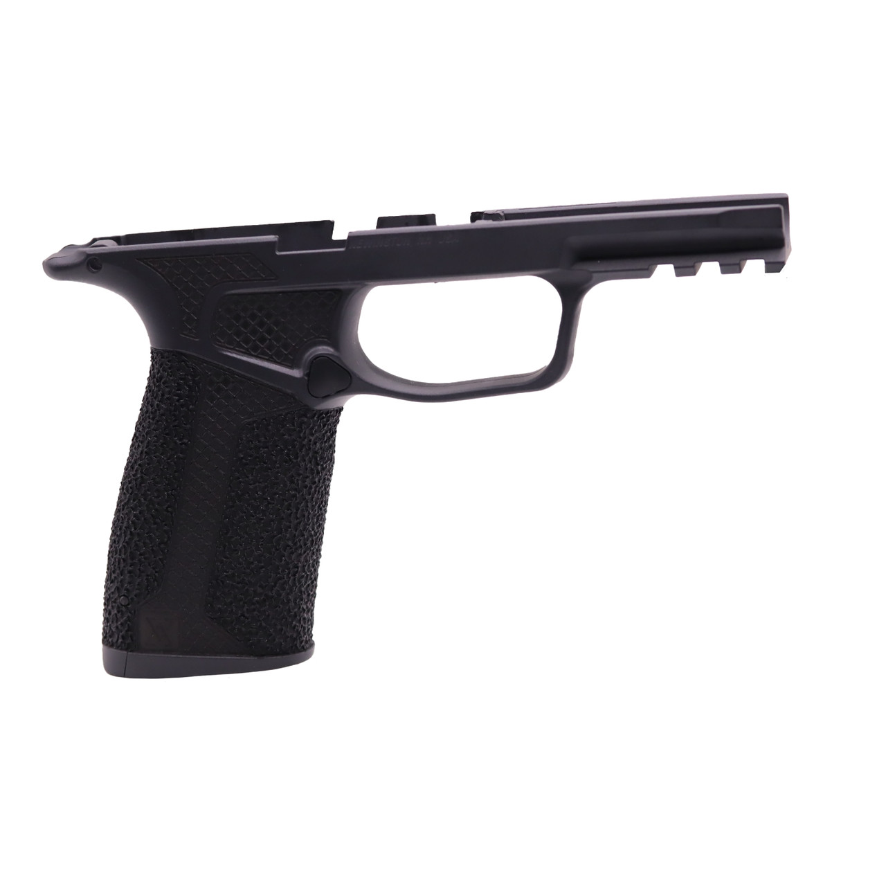 Sig P365 XMacro Storm Grey Hybrid Hand Stippled Lower