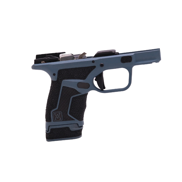 Hand Stippled Springfield Hellcat OEM Complete Lower - True Blue