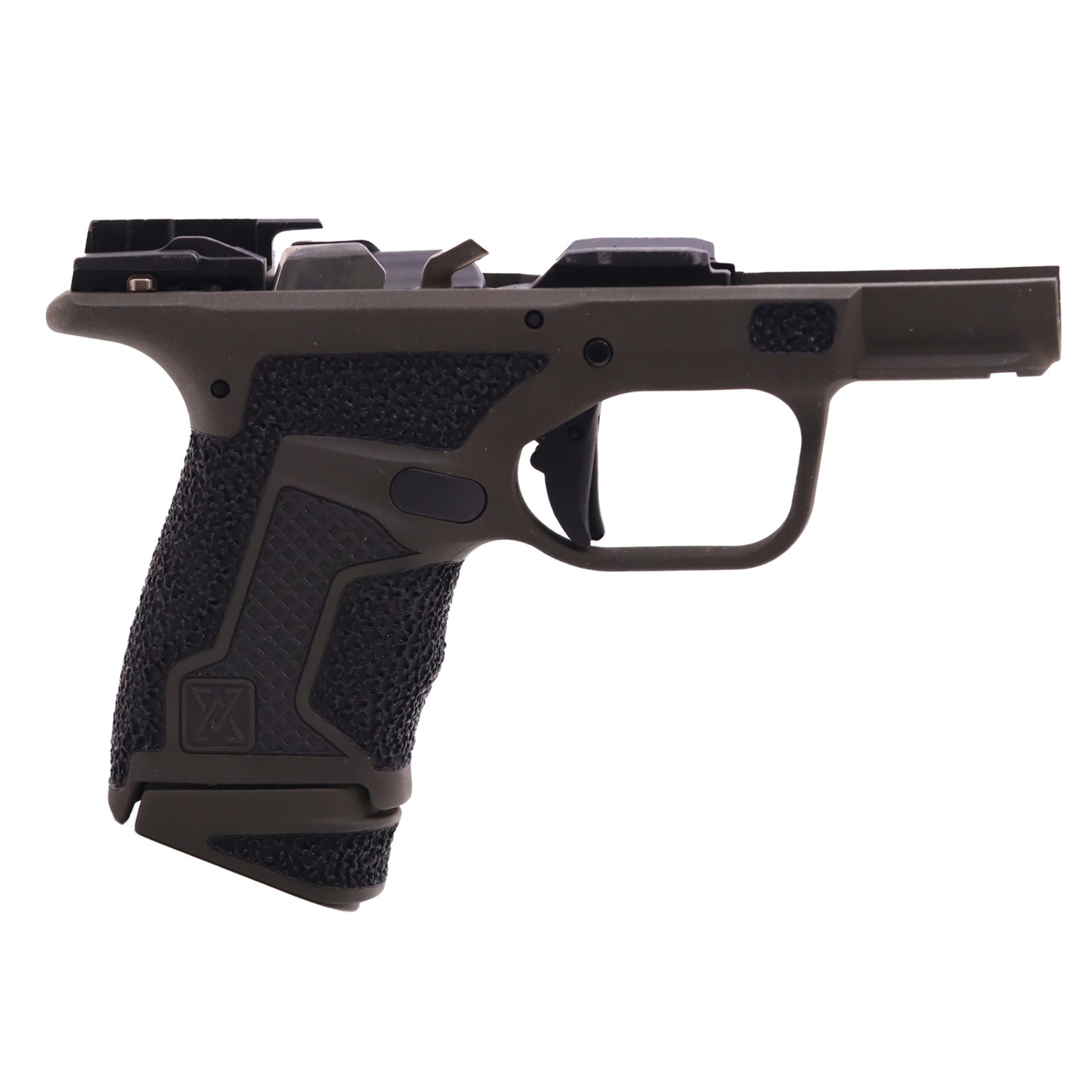 Hand Stippled Springfield Hellcat OEM Complete Lower - OD Green