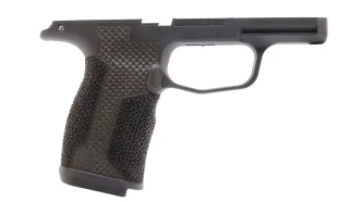 Custom Sig P365XL Black Hybrid Hand Stippled Lower