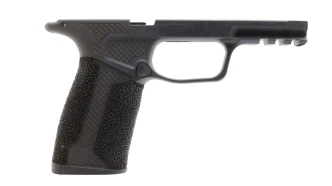 Custom Sig P365 XMacro Black Hybrid Hand Stippled Lower