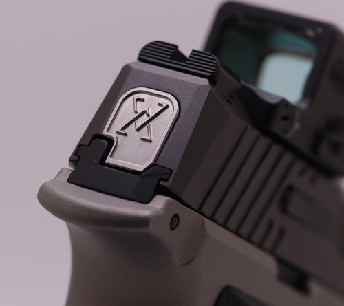 Sig P365 Stainless Steel Slide Cap Textured Back Plate