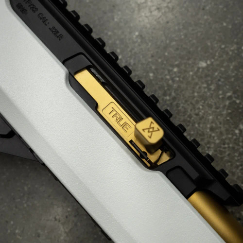 White & Gold TP/22 Rifle