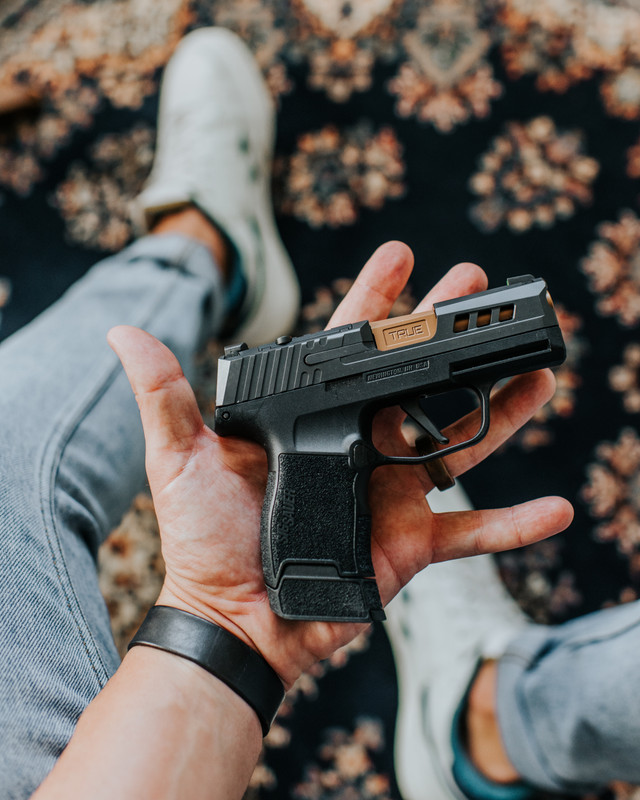 Sig P365 9mm AXIOM Slide with RMSc/Holosun K Optic Cut True Precision