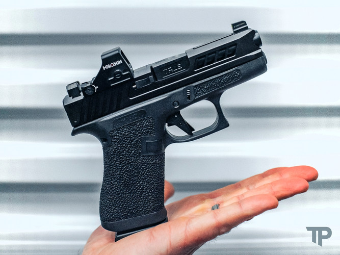 All Black True Precision Glock G43X with Glock G48 upper and True Precision Threaded Barrel