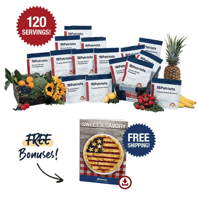 Fruit, Veggie & Snack Survival Food Kit