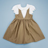 Girls' School Uniform Dress Jumper in Khaki | Shop Kids Uniforms Online