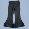 Uniform Pants | Ruffled Bells | Adjustable Waist in Black | I Bambini Clothing