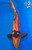 15" Doitsu Tiger~Striped Chagoi Koi #K11729(M17)  