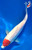 10.5" Tancho Kohaku Koi #K1271(M19)  