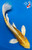 14" Doitsu Yamabuki Hariwake Butterfly Koi #J794(S1)