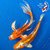 (2) 8" "Thunder & Lightning" Koi Couple #K72412(X19)