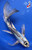 9" "Blue Moon" Kumonryu Butterfly Koi #J82625(X44)