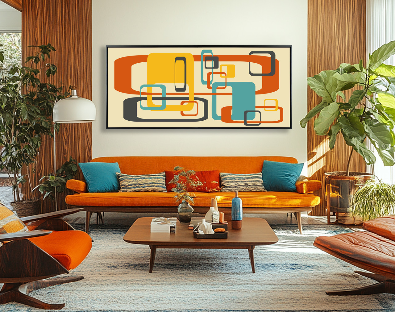 Mid Century Modern Abstract 