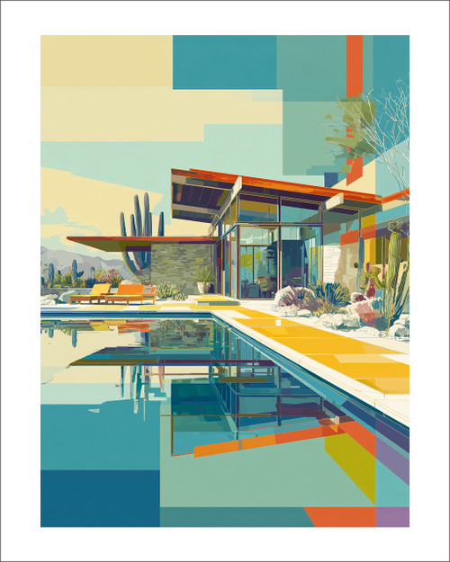 House No 3, Limited Edition giclée on paper