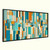 Mid Century Modern abstract "Walking in the forest" numbered limited edition giclee print