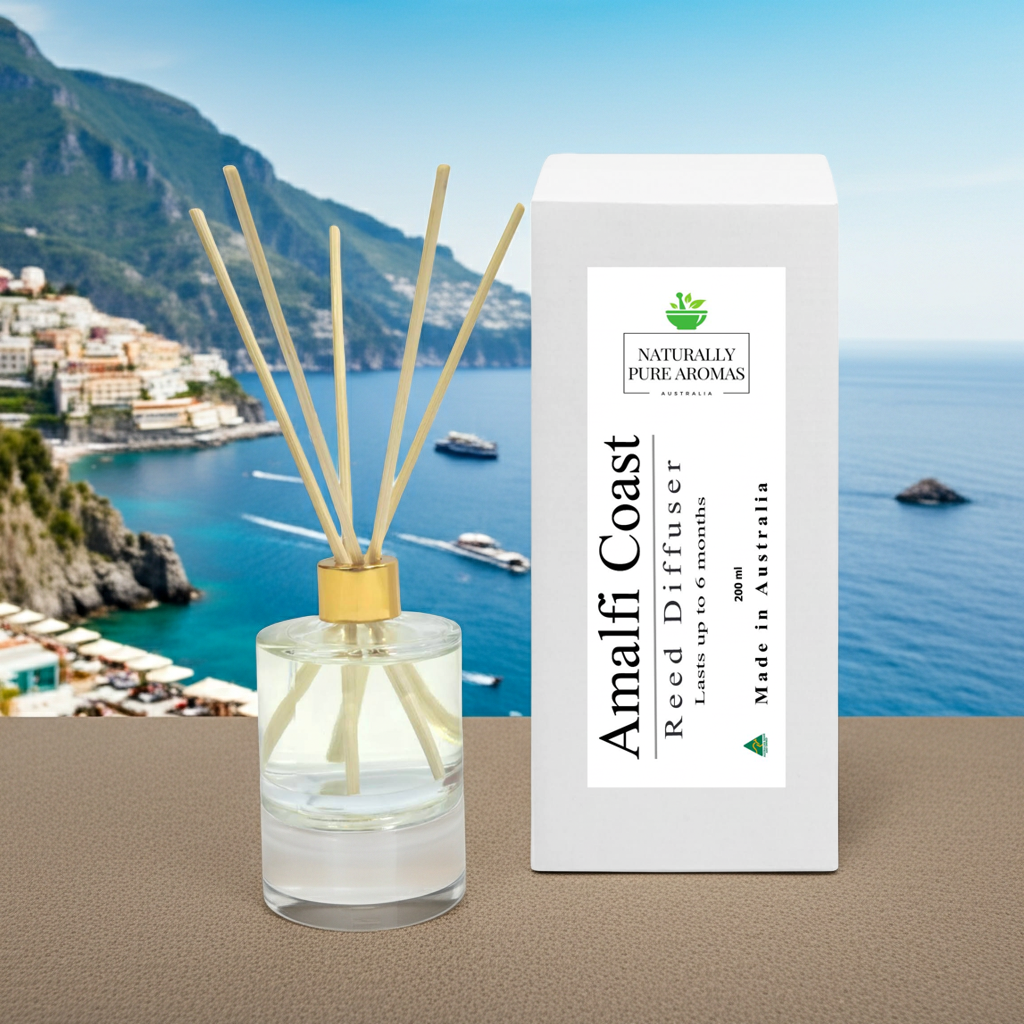 Amalfi Coast Reed Diffuser 200 ML - Saltylicious® Bath Body and Beauty ...