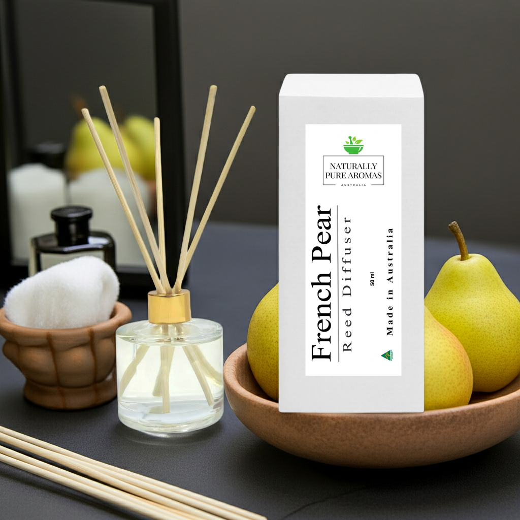 French Pear Mini Reed Diffuser 50 ml - Saltylicious® Bath Body and ...