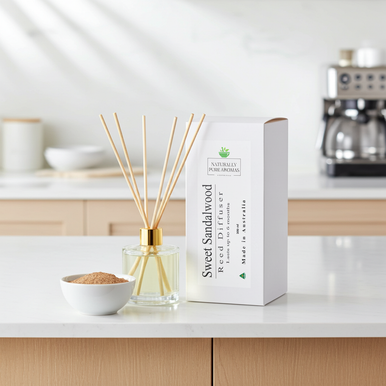 Sandalwood Reed Diffuser 200 ml - Saltylicious® Bath Body and Beauty ...