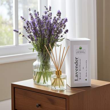 Lavender Mini Reed Diffuser 50 ML - Saltylicious® Bath Body and Beauty ...