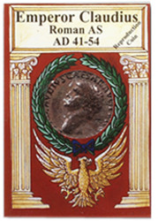 Reproduction Coin - Roman - Claudius AS - Packaged