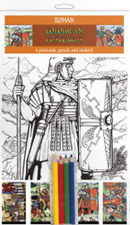 Colour-in Postcards - Romans - Romans In Britain