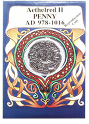 Reproduction Coin -  Anglo Saxon & Norman - Aethelred II Penny - Packaged