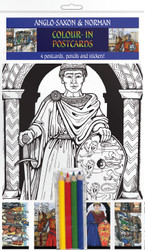Colour-in Postcards - Anglo-Saxon & Norman