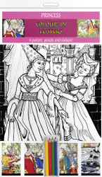 Colour-in Posters - Princess