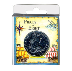 Reproduction Coins - Pirate - Pieces of Eight - Packaged