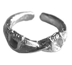 Children's Pewter Ring - Pirate - Crossed Sabres