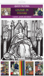 Colour-in Posters - Victorian - Queen Victoria