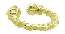 Children's Gold Plated Ring - Roman - Torc