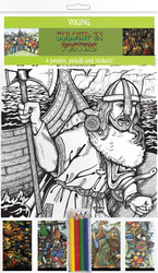 Colour-in Posters - Viking - Viking Life
