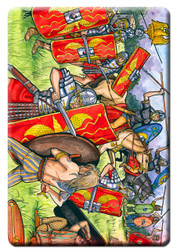 Flexible Rectangular Magnet - Roman - Fighting the Celts