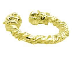 Children's Gold  Plated Ring - Viking - Torc