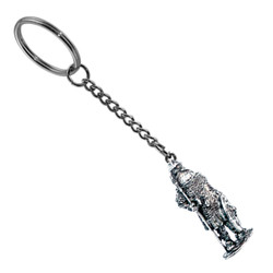 Pewter Keyring -  Viking -Chieftain